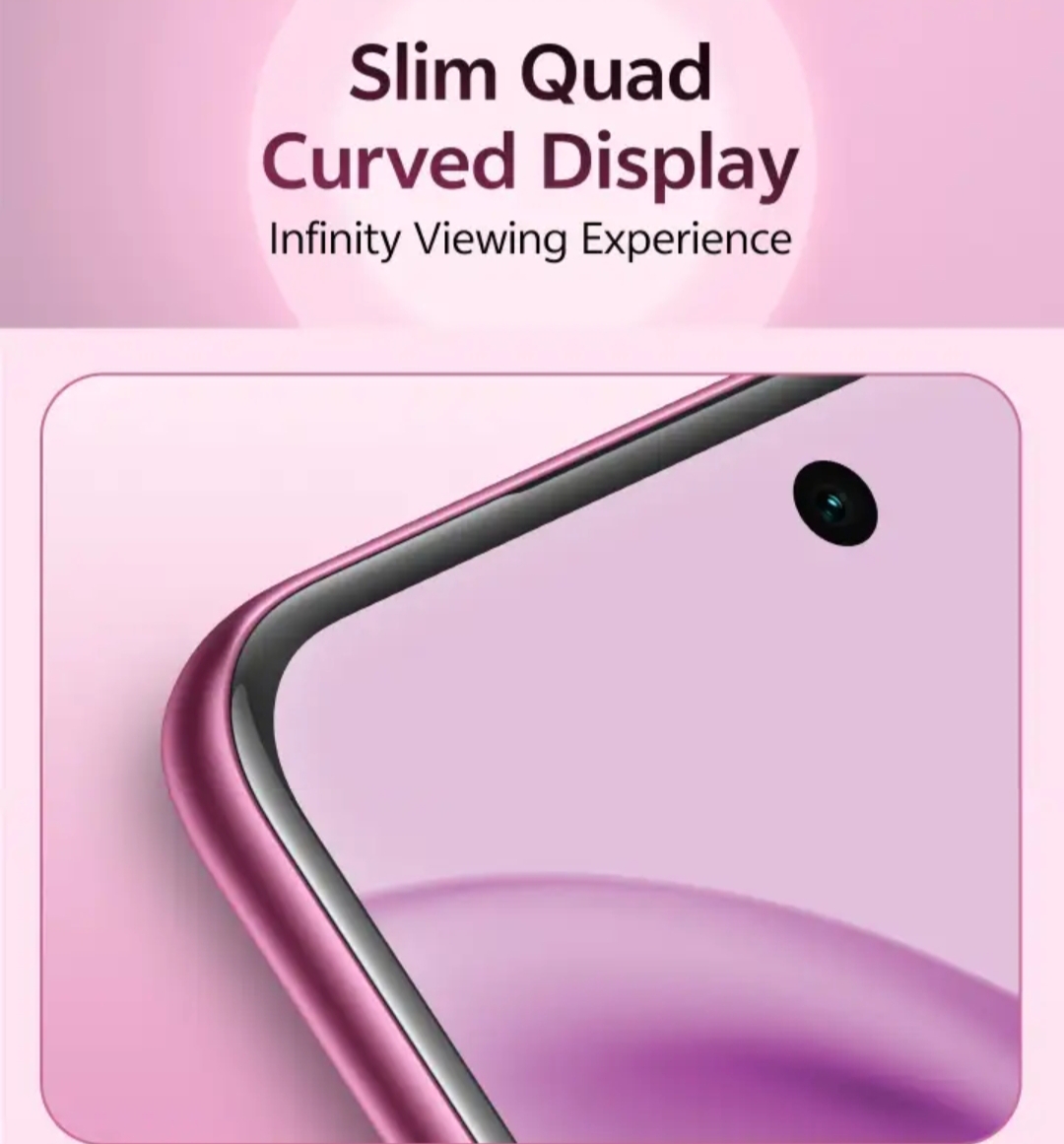 Дисплей Vivo V60e з ефектом Infinity Viewing