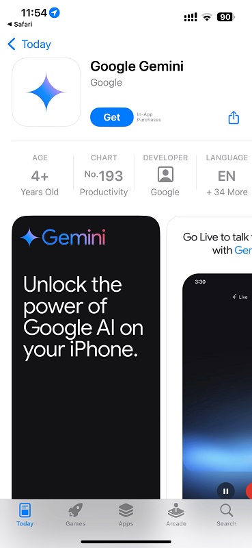 Google выпустил отдельное приложение ИИ-ассистента Gemini для iOS-2