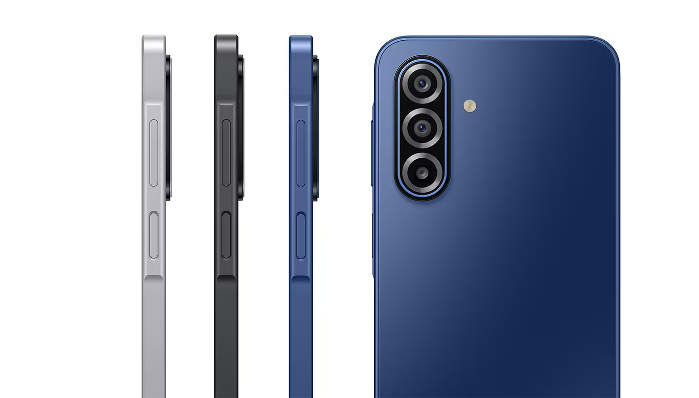 Смартфон Samsung Galaxy F17 5G в чорному кольорі