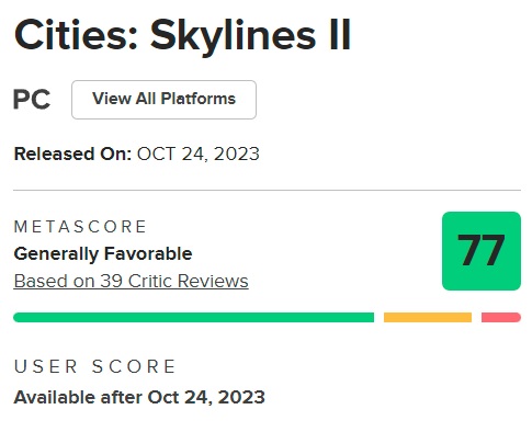 Неідеальна гра з великим потенціалом: критики стримано оцінили містобудівний симулятор Cities Skylines 2-2