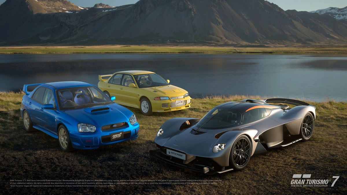 Розробники Gran Turismo 7 у червневому оновленні додали в гру три знамениті автомобілі: Aston Martin Valkyrie, Mitsubishi Lancer і Subaru Impreza та багато нового контенту