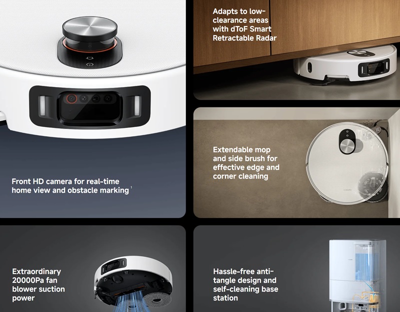 Xiaomi Robot Vacuum 5 Pro в интерьере