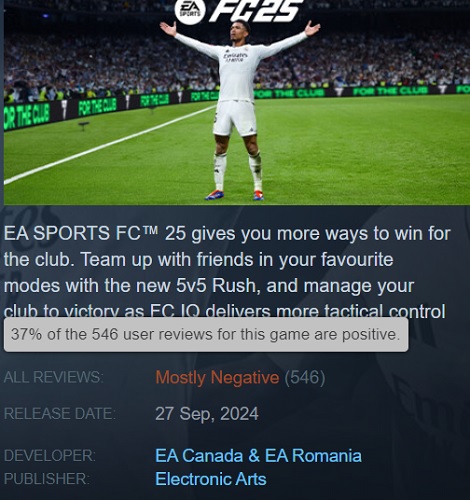 World football stars in EA Sports FC 25 release trailer - but will it save the game? First gamers' reviews of the new simulator are sharply negative-2