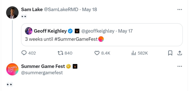 Sam Lake, directeur créatif de Remedy Entertainment, a laissé entendre qu'il participerait au Summer Game Fest : il pourrait y dévoiler l'extension Night Springs pour Alan Wake 2.-2