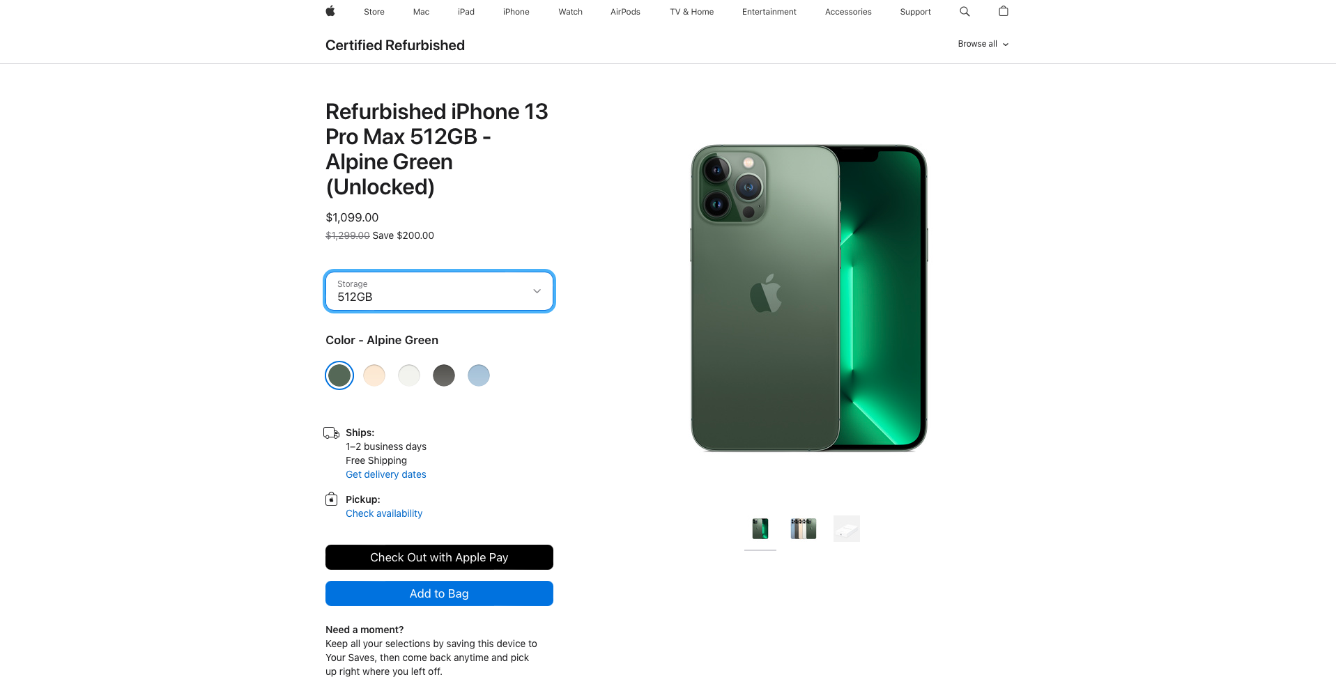 Ahorro de hasta 230 dólares: Apple empieza a vender los modelos iPhone 13, iPhone  13 Pro y iPhone 13 Pro Max reacondicionados