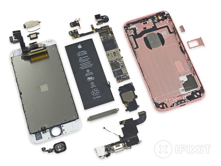 iFixit вскрыли iPhone 6s и сравнили с предыдущей моделью-19