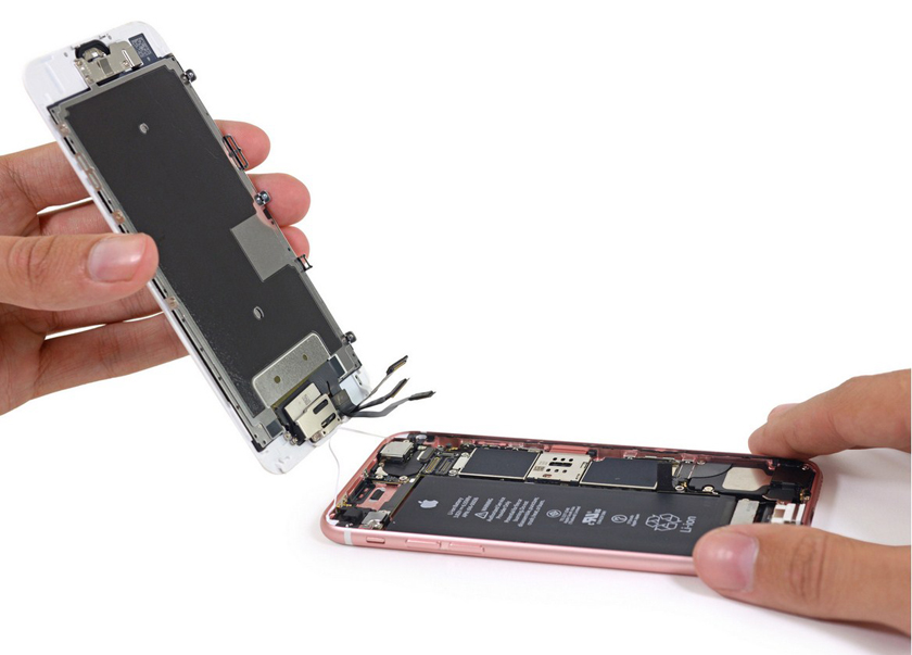 iFixit вскрыли iPhone 6s и сравнили с предыдущей моделью-5