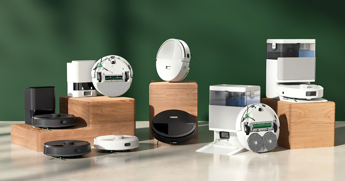 Ensemble de robots aspirateurs innovants Roomba
