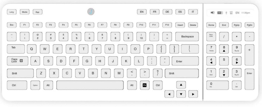 Клавиатура Jaasta с настраиваемыми E Ink кнопками-3