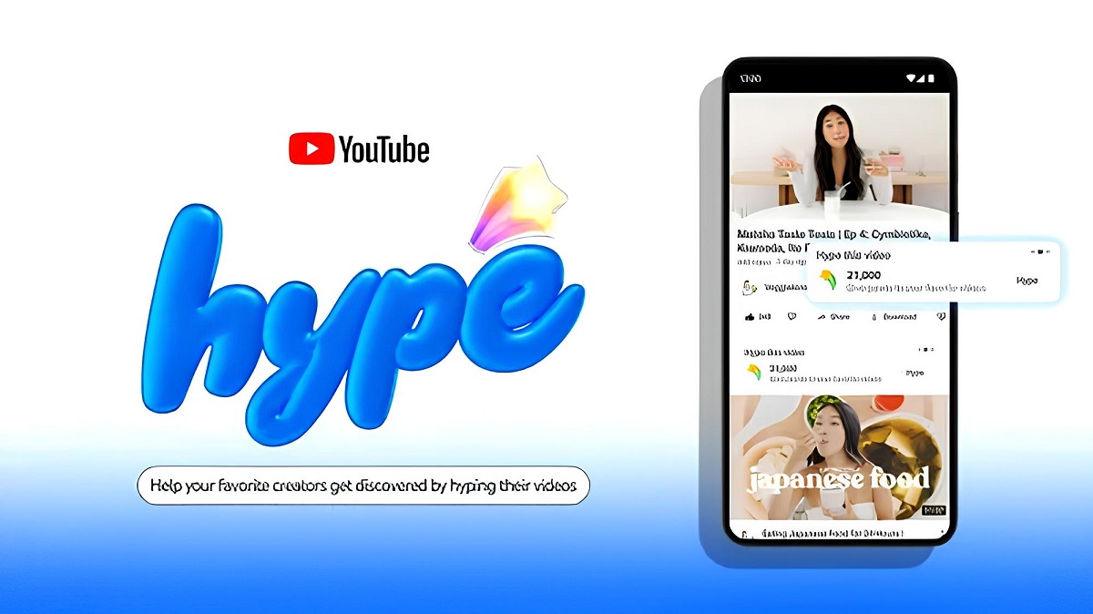 YouTube is launching a "Hype" feature to help smaller channels gain popularity and engage audiences