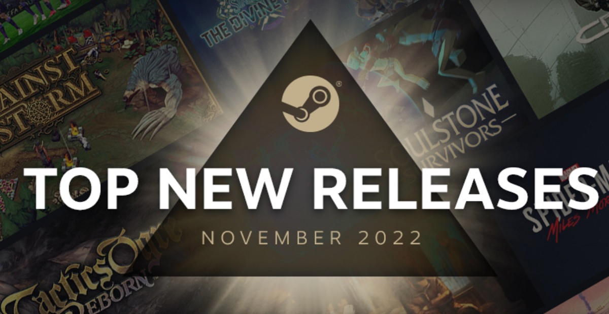 Valve ha publicado una lista con los lanzamientos más populares y rentables de noviembre en Steam