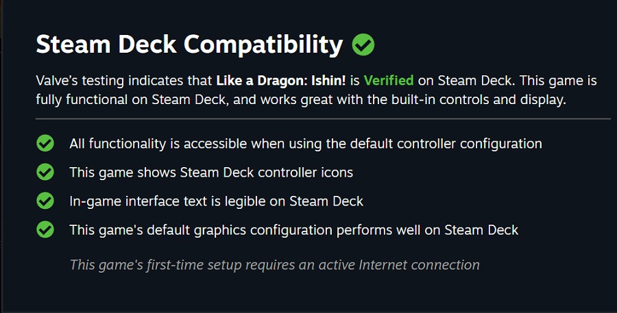 Le remake de Like a Dragon : Ishin ! sera entièrement compatible avec la console portable Steam Deck.-2