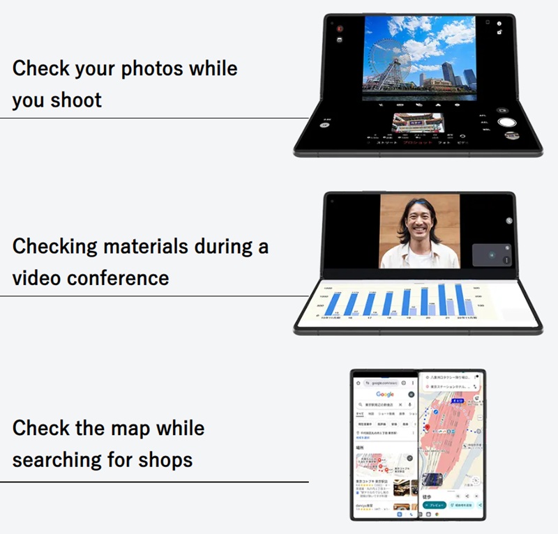Nubia Fold on sale in Japan