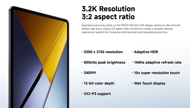Poco Pad X1 Overview