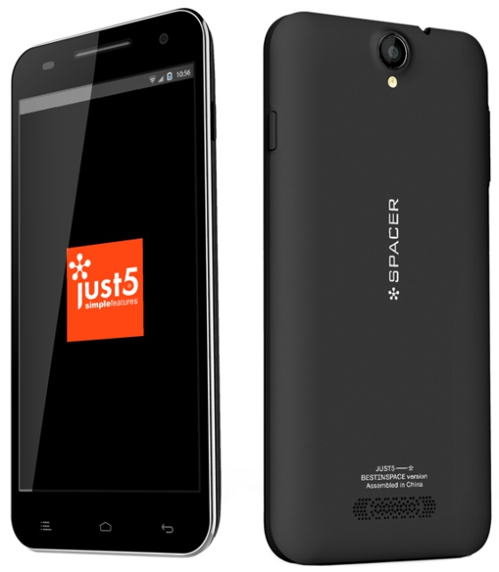 Just5 Spacer - первый Android-смартфон производителя простых телефонов с большими кнопкамим-2