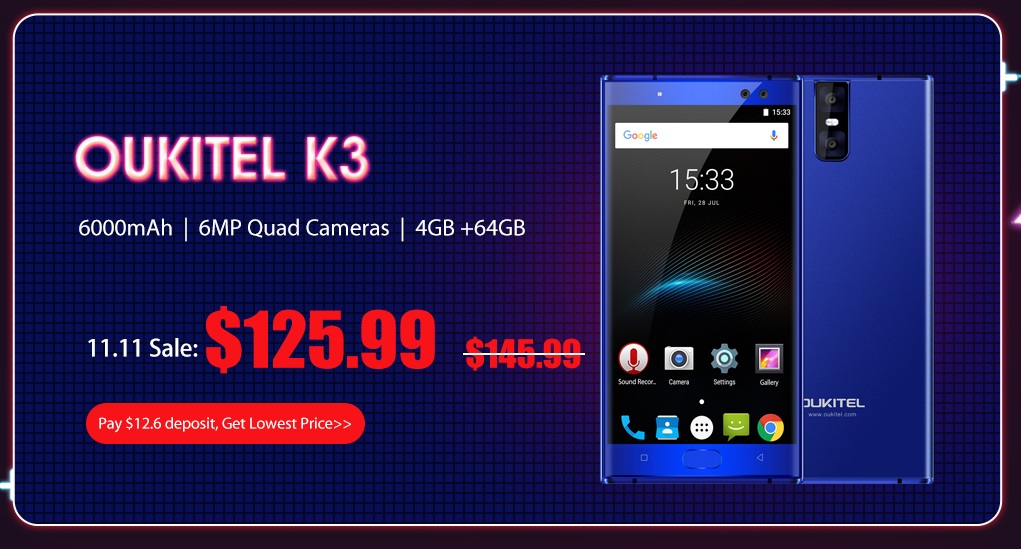 Смартфоны OUKITEL на распродаже 11.11: скидки до 50%-7