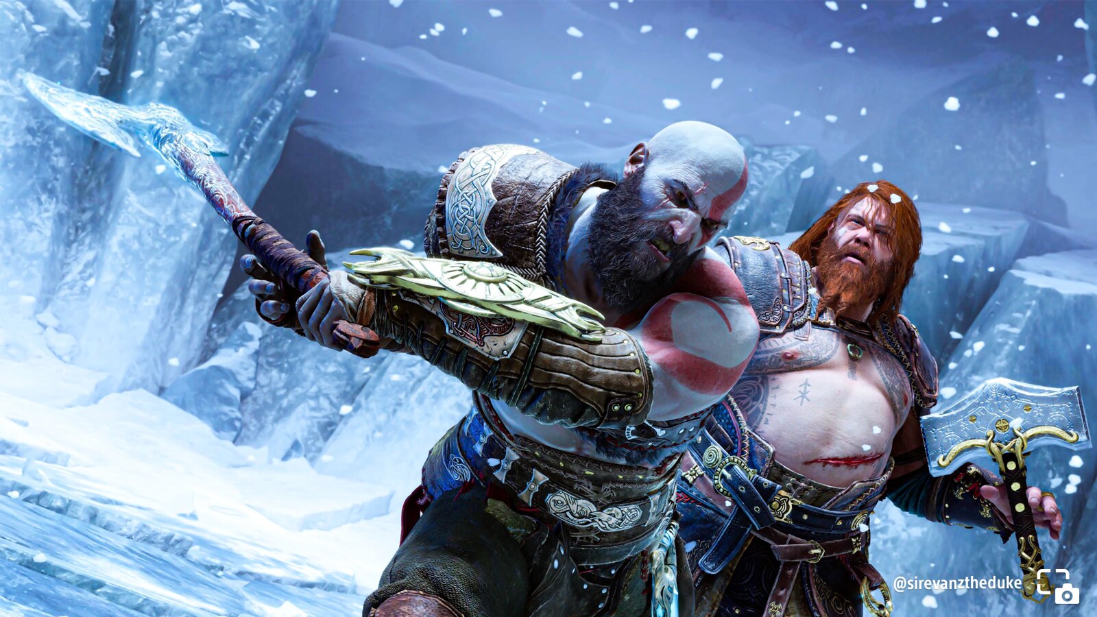 Brutaler Kratos, fabelhafte Schauplätze und farbenfrohe Aufnahmen: Der PlayStation-Blog hat die besten Bilder veröffentlicht, die Spieler in God of War Ragnarok aufgenommen haben-4