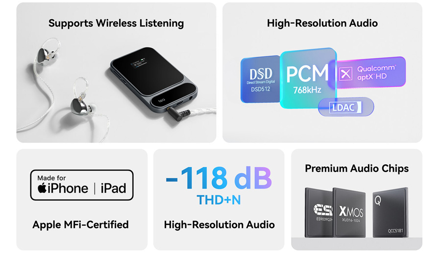 Khadas Tea Pro - portable headphone amplifier