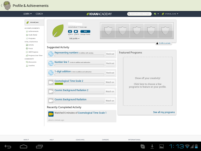 Приложения для Android-планшетов: Viewer for Khan Academy-7