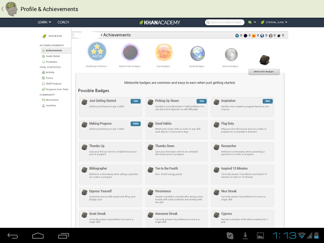 Приложения для Android-планшетов: Viewer for Khan Academy-8