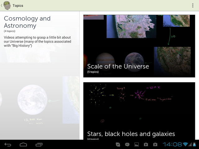 Приложения для Android-планшетов: Viewer for Khan Academy-3