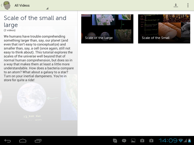 Приложения для Android-планшетов: Viewer for Khan Academy-4