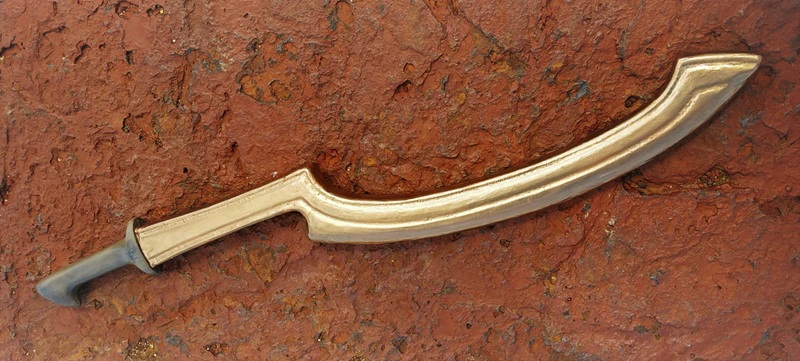 Illustration of a khopesh, a traditional Egyptian sword