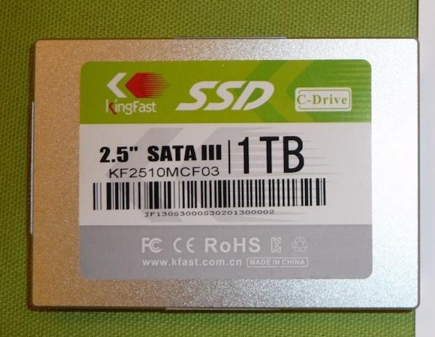 Китайская компания KingFast готовит к выпуску 2.5-дюймовый SSD C-Drive объемом 1 ТБ
