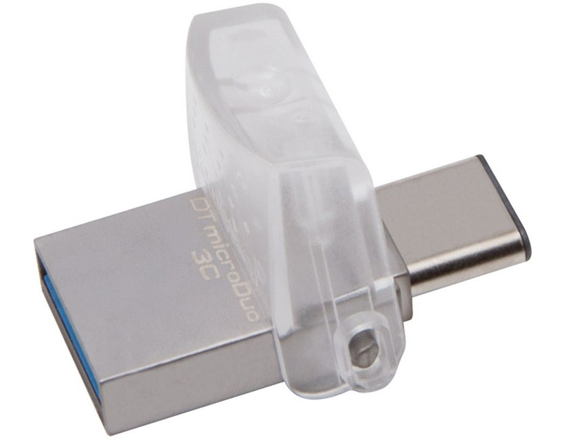 Флешки Kingston DataTraveler microDuo 3C с портами USB Type-A и USB Type-C в Украине