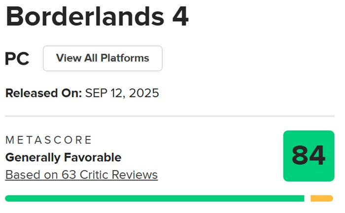 The main characters of Borderlands 4