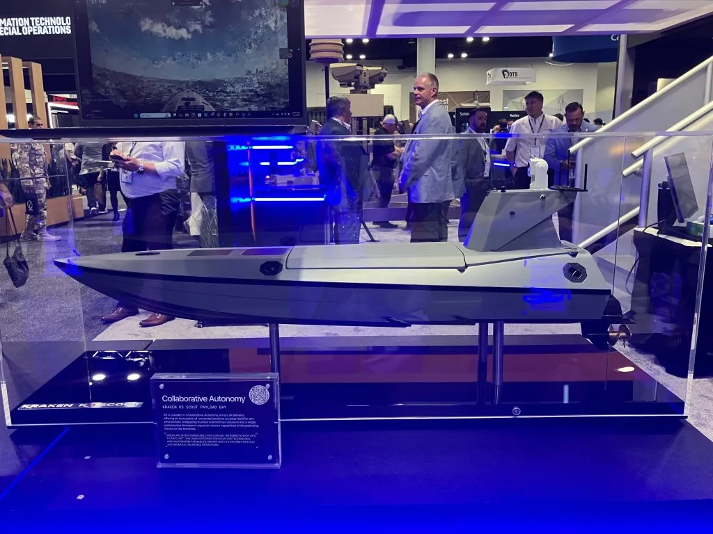 Drone maritime Kraken3 Scout Medium. Illustration : The War Zone