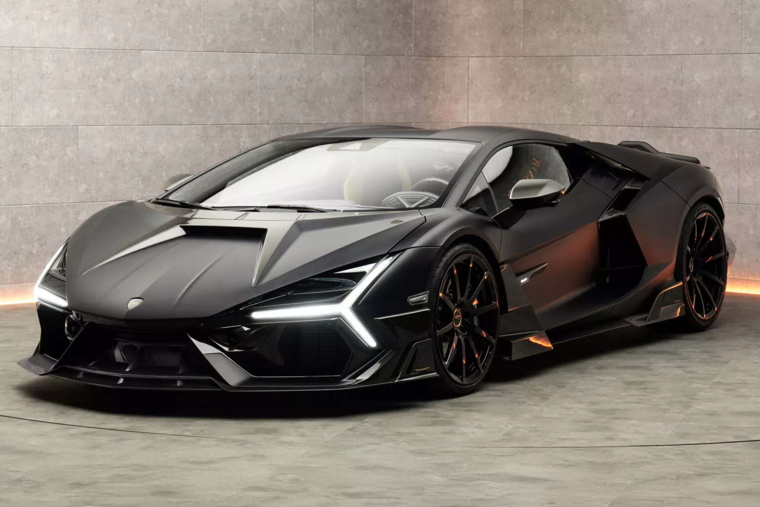 Lamborghini Revuelto by Mansory in beautiful surroundings