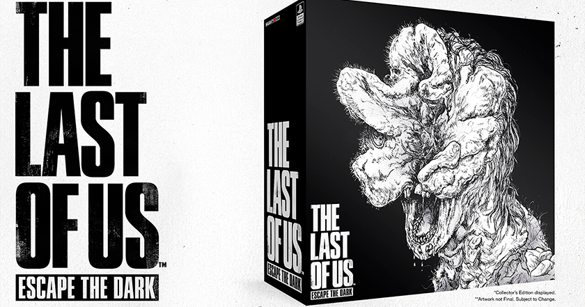 Naughty Dog анонсировала настольную игру The Last of Us: Escape the Dark в черно-белом стиле. В ней будут простые правила с акцентом на кооперативное прохождение