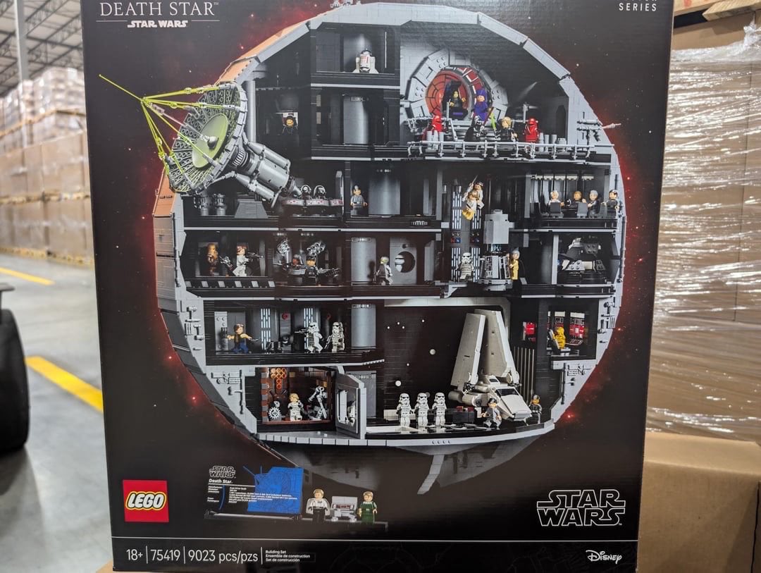 The assembled Death Star in section. Illustration: Twitter