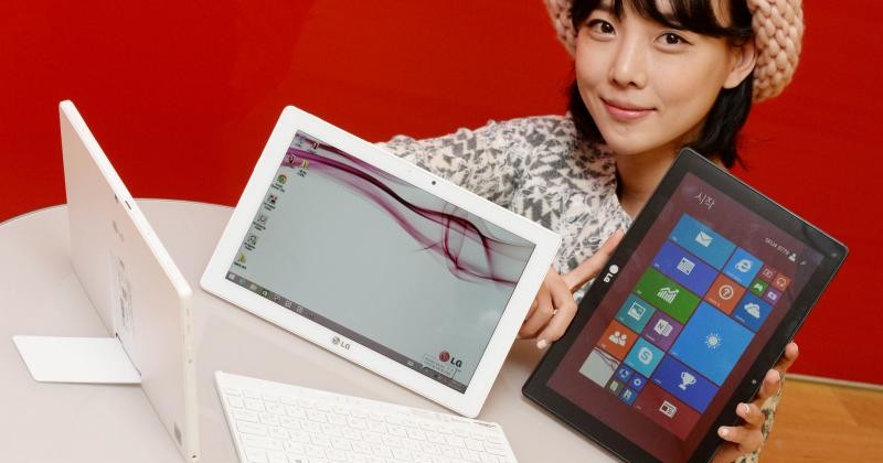 Легкий Windows-планшет LG Tab Book Duo с Bluetooth-клавиатурой