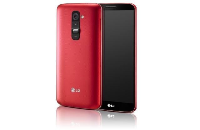 Флагманский смартфон LG G2 теперь в золотистом и красном цвете