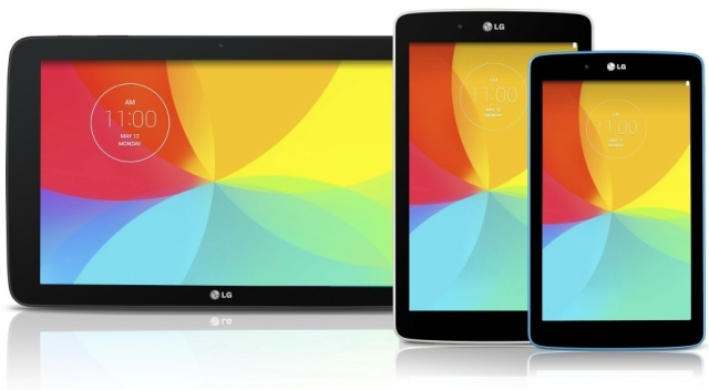 LG выпустит планшеты G Pad 7.0, G Pad 8.0 и G Pad 10.1 с соответствующими диагоналями