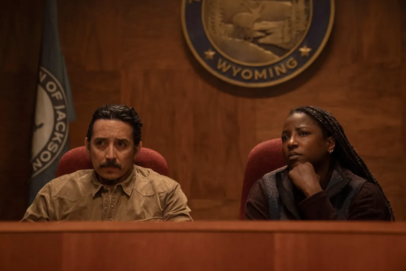 La scène du tribunal de Jackson