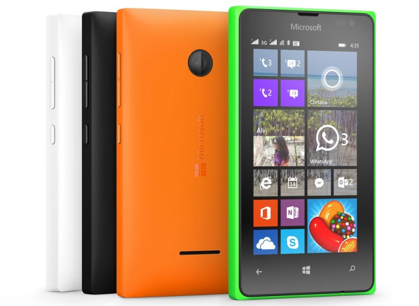 Microsoft представила два самых бюджетных Windows-смартфона Lumia 435 и Lumia 532