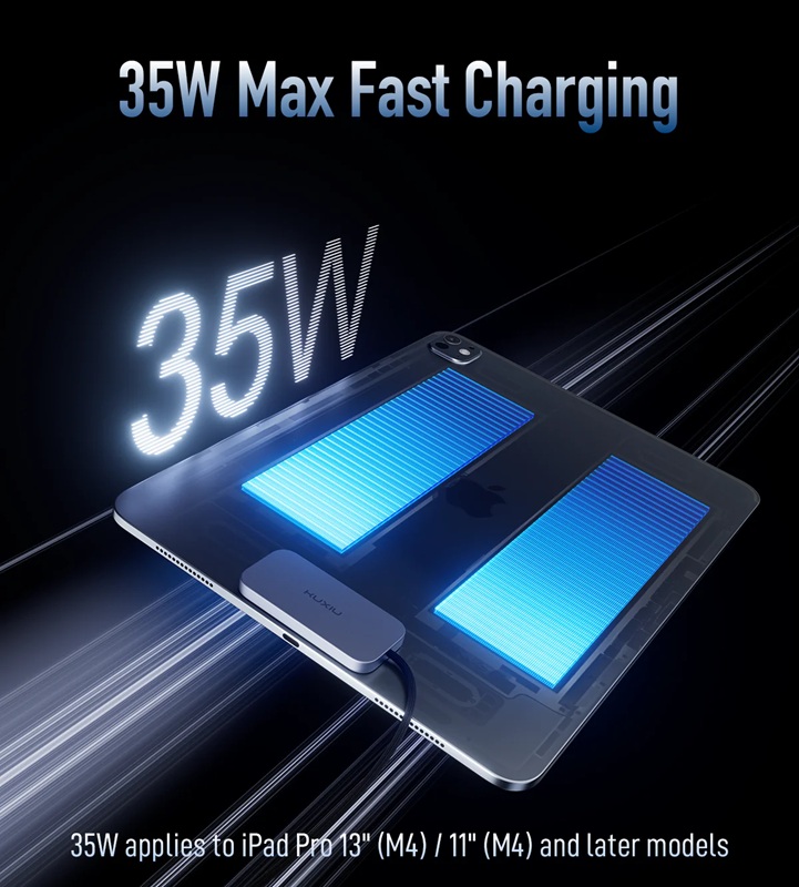 Kuxiu M30 Magnetic Charger for iPad