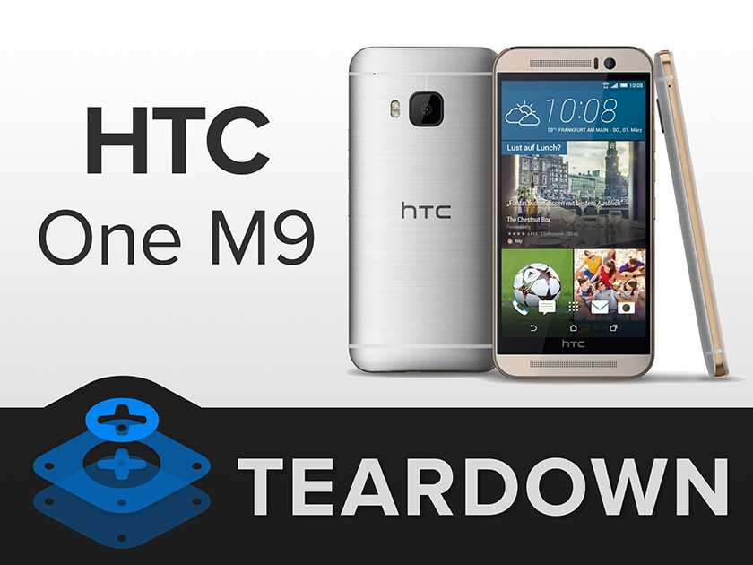 HTC One M9 практически не пригоден для ремонта
