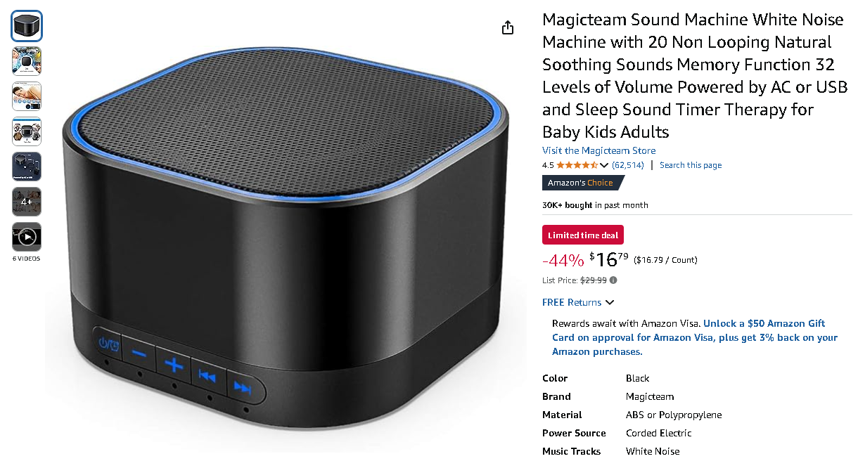 Screenshot of the Magicteam Sound Machine