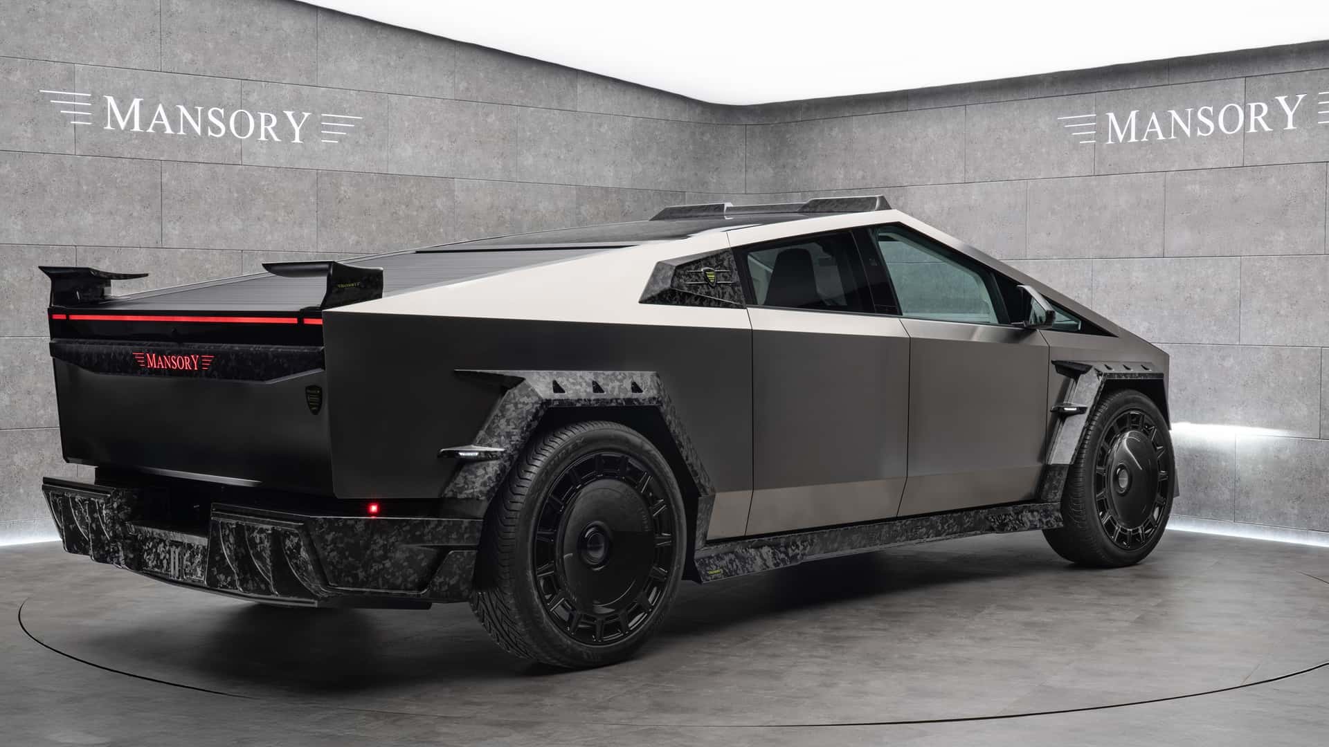 Mansory Elongation Tesla Cybertruck Rear View
