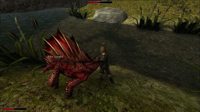 As Alive: Gothic remake developers revealed the updated appearance of the fearsome Fire Lizard-3