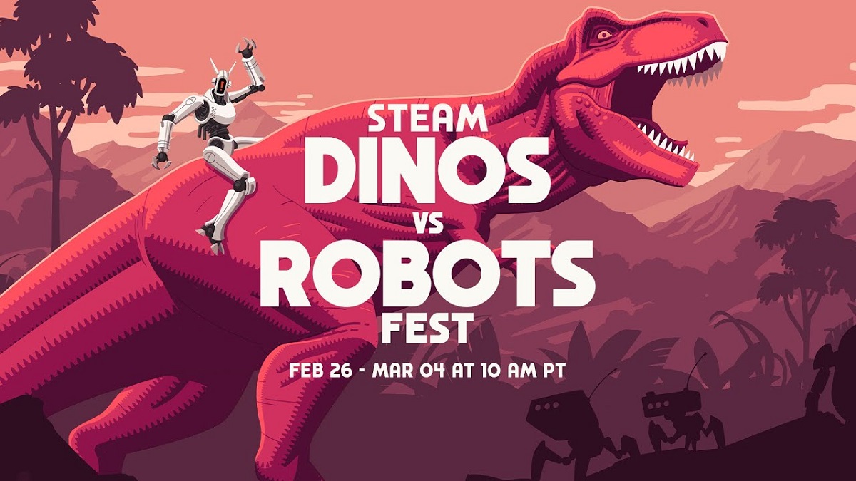 Who is who? Steam has launched a festival of games Dinos vs. Robots