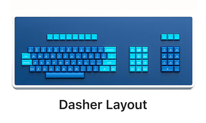 Dasher layout. Illustration: Atomic