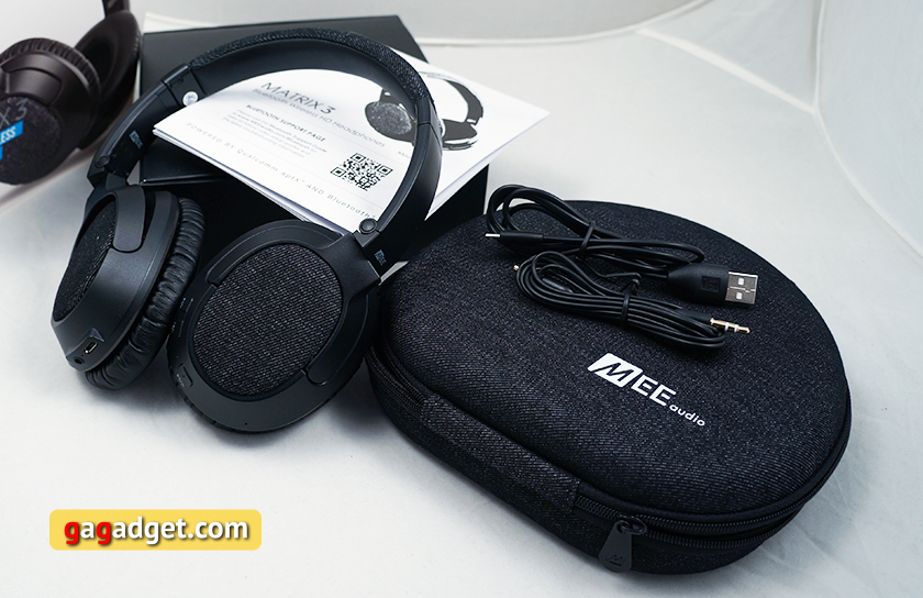 Обзор MEE Audio Matrix3: полноразмерная Bluetooth-гарнитура с aptX и AAC-3