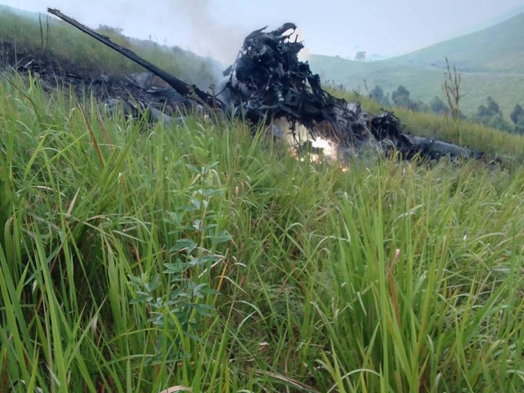 A Russian-made Mi-28NE Night Hunter helicopter crashed in Uganda, killing all crew members