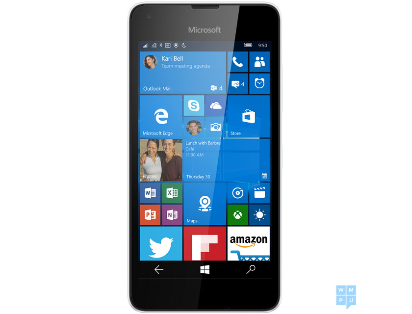 Пресс-рендеры и технические характеристики смартфона Microsoft Lumia 550