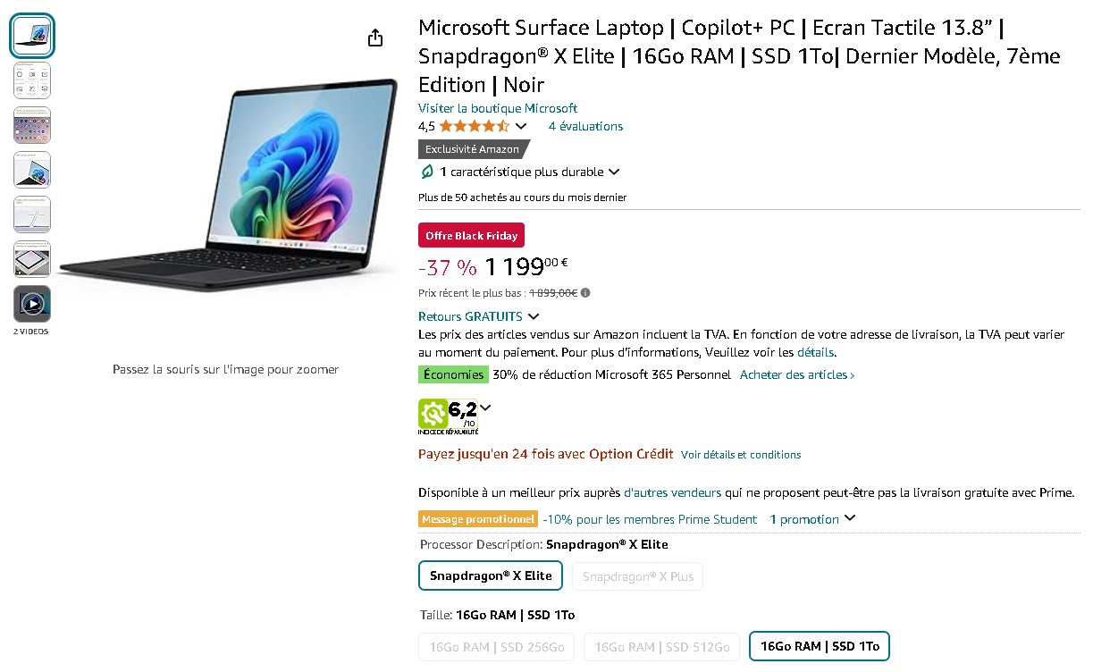 Microsoft Surface Laptop